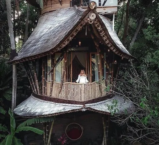 Villa Ananda House 3bds Eco Bamboo House Pool River View