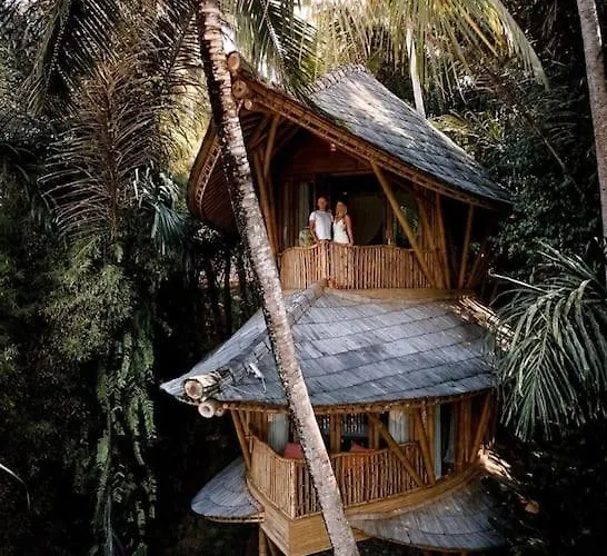 Ananda House 3bds Eco Bamboo House Pool River View Villa Bringkit