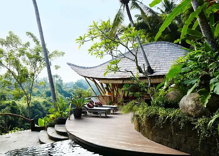 Villa Ananda House 3bds Eco Bamboo House Pool River View *